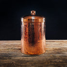 Hammered copper kitchen compost bin - Your Western Decor