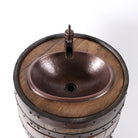 Hammered copper sink and faucet detail - Your Western Decor