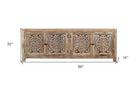 Dimensions of hand carved mango wood cabinet 