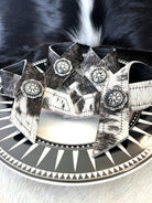 Cowhide western napkin rings handmade at Your Western Decor