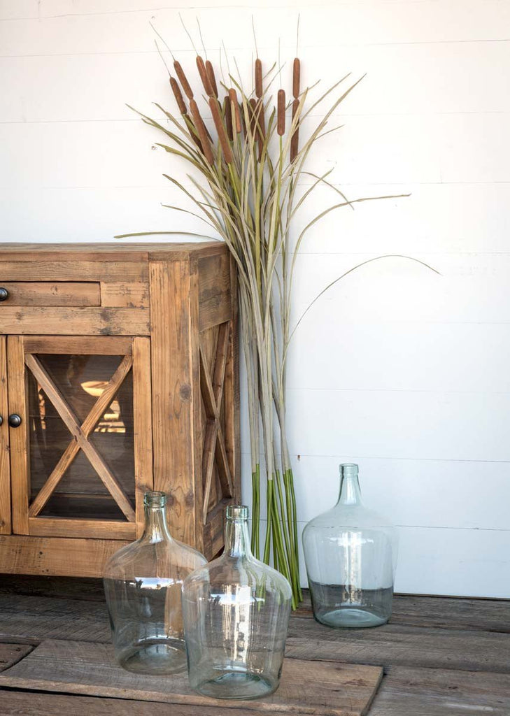 Faux handcrafted cattail stems - Your Western Decor