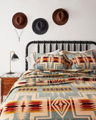 Harding Shale Pendleton Blanket and Shams made in Pendleton Oregon USA. - Your Western Decor