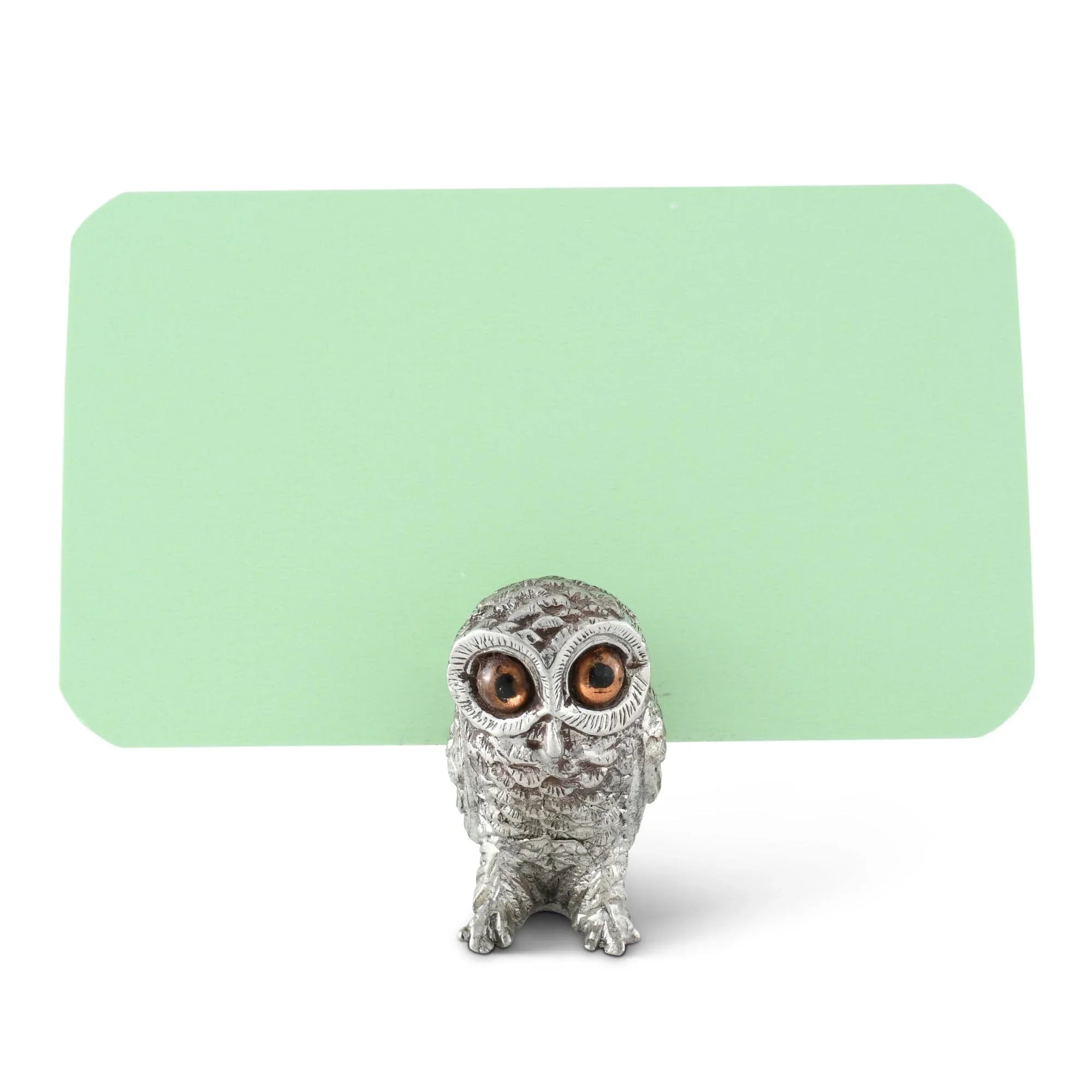 Pewter Owl Place Card Holder - Your Western Decor