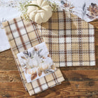 Harvest Plaid Dish Towel and Dish Cloth - Your Western Decor