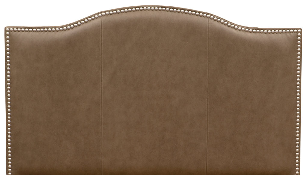 Dove Grey Leather Headboard - Your Western Decor, LLC