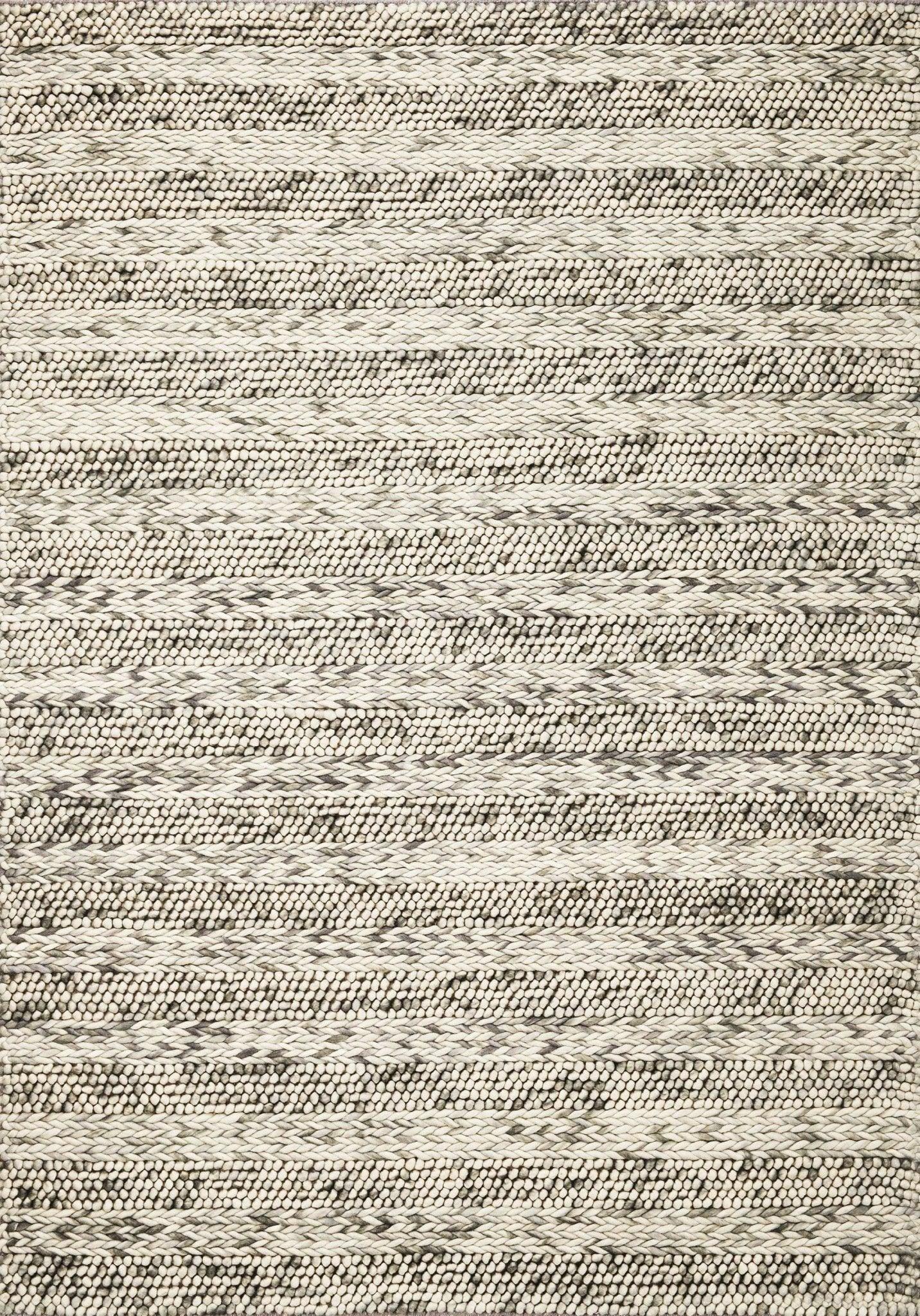 Heather Grey Wool Area Rug 5'x7' - Your Western Decor