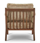 Heather Hyde Accent Chair in champagne cowhide - Your Western Decor