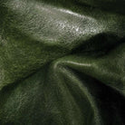 Close-up of dark green leather texture - Your Western Decor
