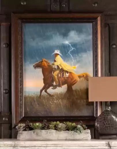 Here Comes the Storm Western Art by Jack Terry - Your Western Decor
