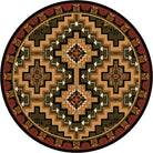 Hill Country Round Area Rug made in the USA - Your Western Decor