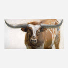 Horns Up Canvas Longhorn Art by David Frederick Riley - Your Western Decor