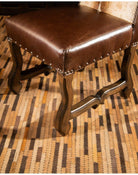 Impala & Leather Side Chair - Dining Chairs made in the USA - Your Western Decor