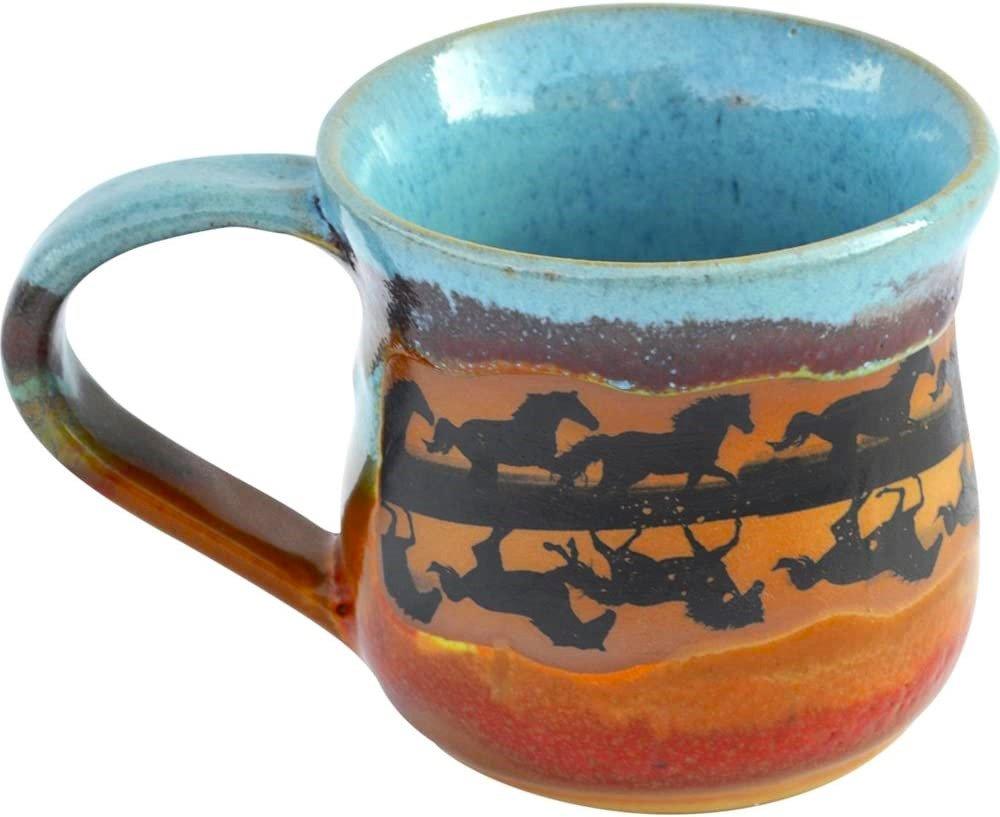 Indian Summer Horses Cup handcrafted in the USA - Your Western Decor