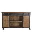 Rustic Industrial Console Trolly - Your Western Decor