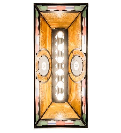 Customizable Oblong Pool Table Pendant Light made in the USA -  Your Western Decor