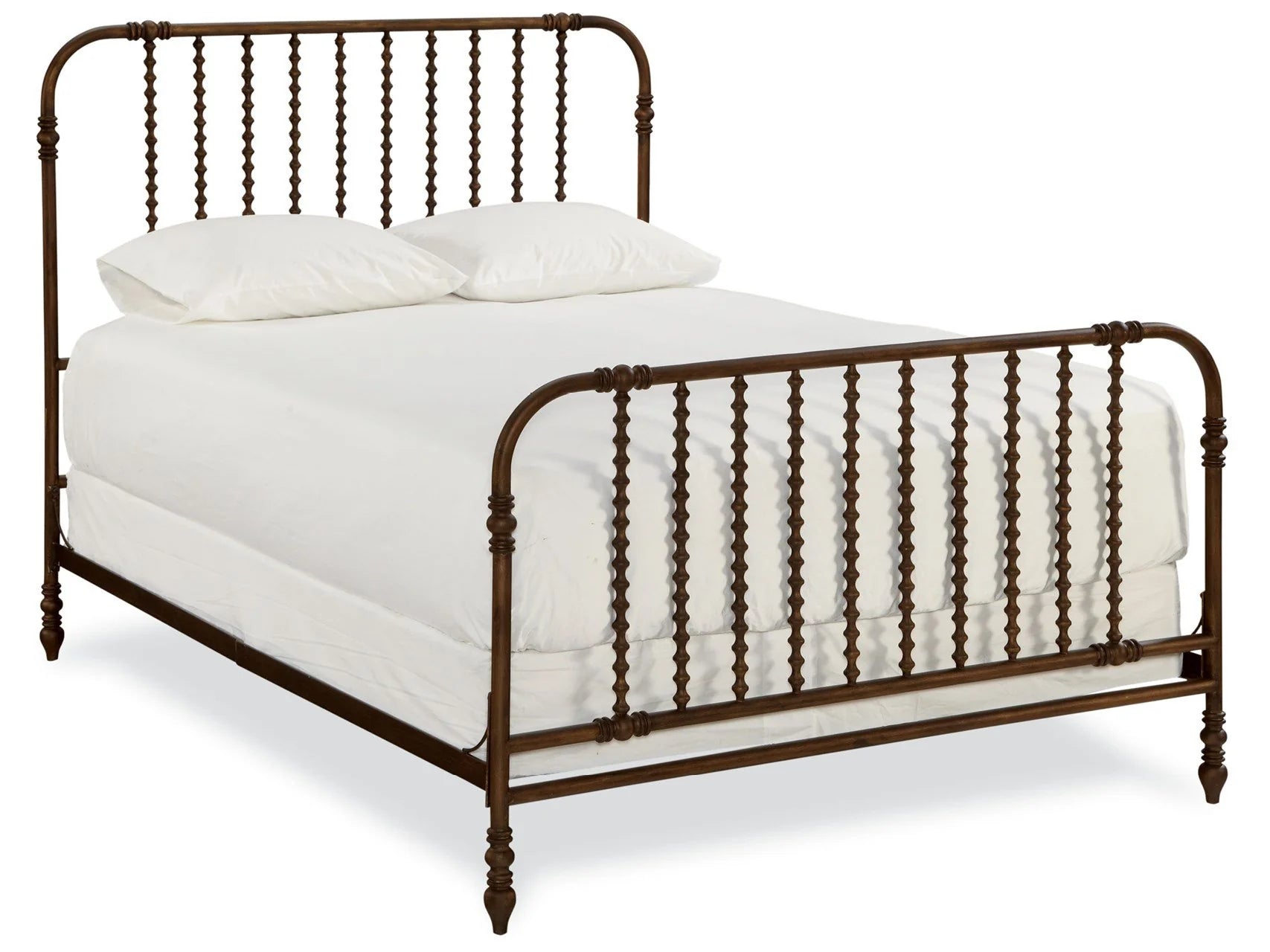 Iron farmhouse style king size bed - Your Western Decor