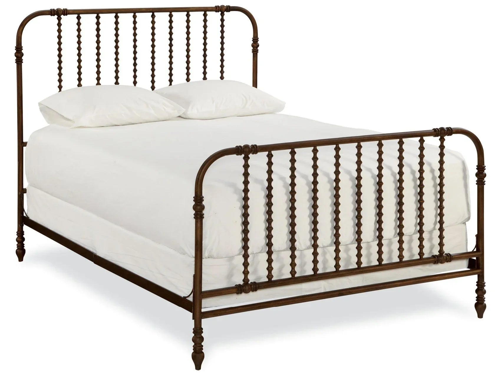 Iron farmhouse style king size bed