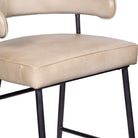 rustic modern leather counter chair for luxury kitchens