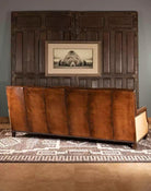 American made Jeremiah Leather & Cowhide Sofa Back - Your Western Decor