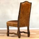 King Ranch Leather Dining Chair Back made in the USA - Your Western Decor