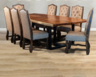 King Ranch Tufted Leather Dining Chairs - Your Western Decor