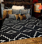 Kiva steps Pendleton fabric coverlet - Your Western Decor