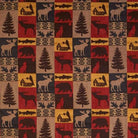 Klondike Red Wildlife Fabric - Your Western Decor