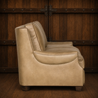 Lakota Desert Leather Sofa Side