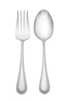 Landon Salad Serving Set, silver 2-pc - Your Western Decor