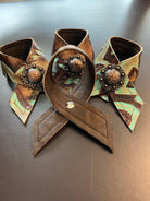 Western Handmade Laredo Embossed Leather Napkin Rings - Your Western Decor