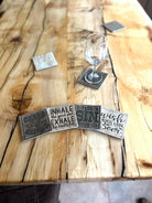 Custom laser engraved cowhide western coasters - Your Western Decor