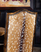 Leather & Axis Hide Side Chair - Made in the USA - Your Western Decor