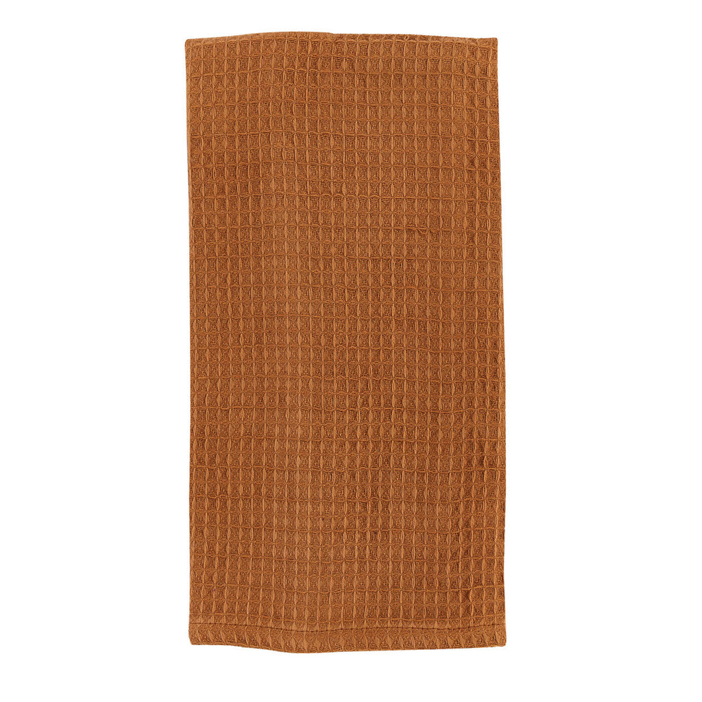 Waffle kitchen towel in light terra cotta - Your Western Decor