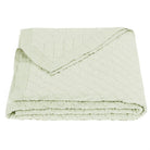 Linen Cotton Diamond Quilt in Seafoam color from HiEnd Accents