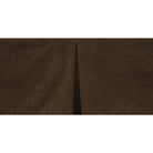 Lodge Lux Dark Brown Bed Skirt made in the USA - Your Western Decor