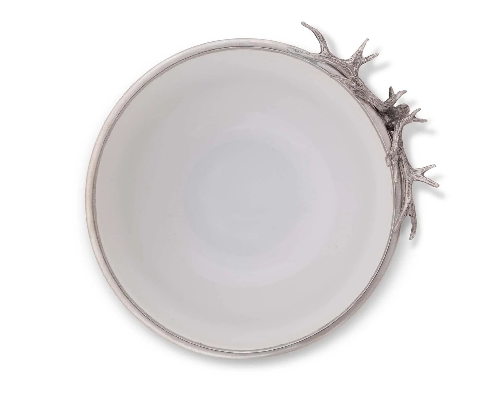 Pewter elk bowl inside - Your Western Decor