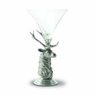 Pewter elk head based cocktail glass - Your Western Decor