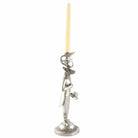 Pewter elk candlestick holder - Your Western Decor