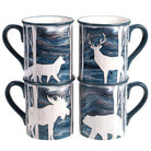 Lone Oak Lodge Wildlife Rustic Mugs - Your Western Decor