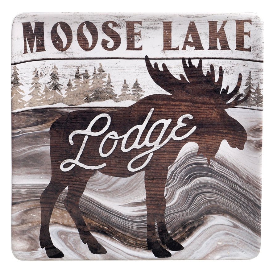 Lone Oak Moose Lake Serving Plate - Your Western Decor