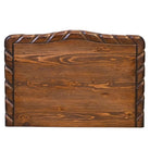 Rope edge carved chest top with bowed front - Your Western Decor 