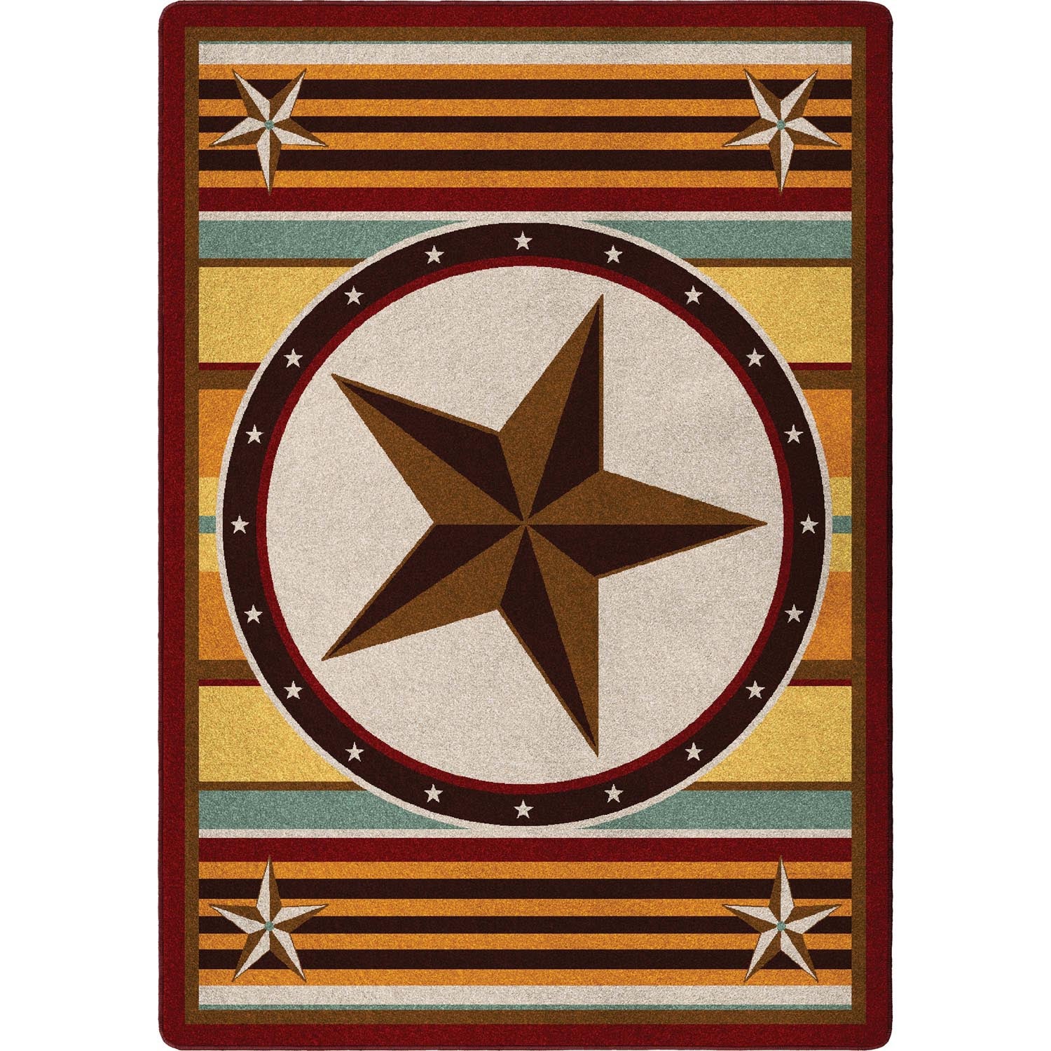 Lonestar Western Area Rug made in the USA - Your Western Decor