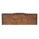 Dresser carved rope detail with bowed front - Your Western Decor