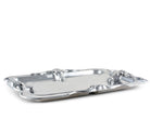 Longhorn Platter Large - aluminum - large tray - longhorn heads - your western decor