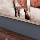 Texas Longhorn Art frame detail - Your Western Decor