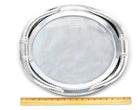 Longhorn Oval Platter Size - Large Longhorn Edge Detail - Aluminum - Your Western Decor