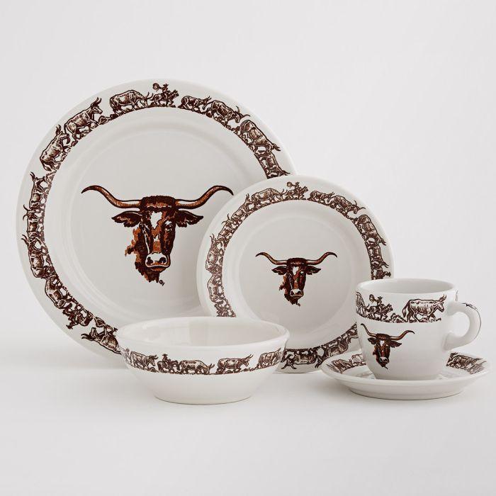 Longhorn China Dessert Plate Western Dishes Tableware – Your
