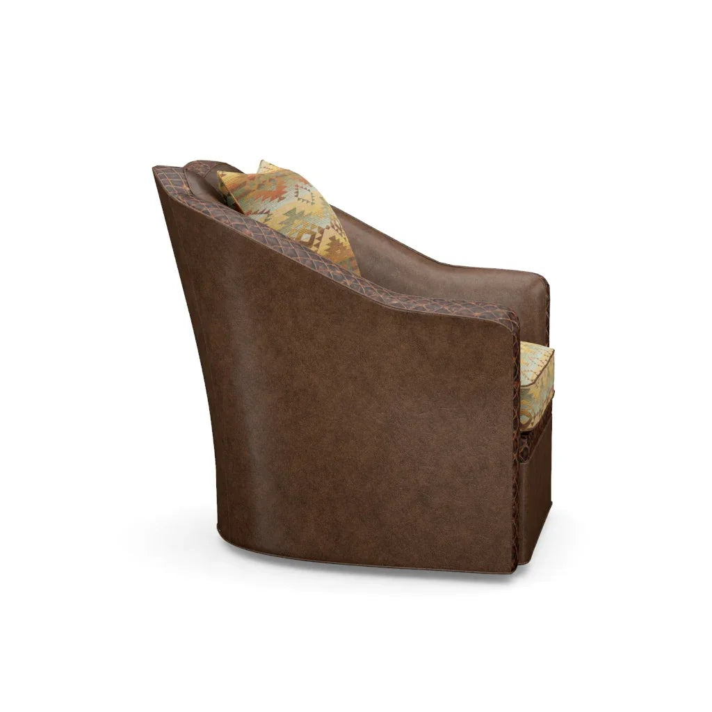American made Loretta Southwest Swivel Chair - Your Western Decor