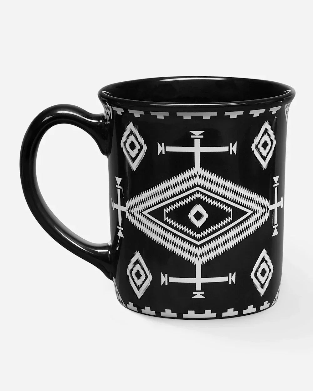 Pendleton Los Ojos mug in black and white - Your Western Decor