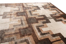 Luxury Geometric Pattern Beige Brown Area Rug - Your Western Decor